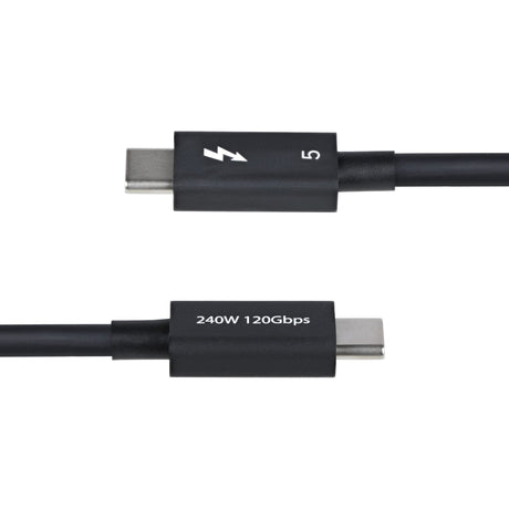EAN 0065030920360 - StarTech.com TBLT5MM50CM240W cable Thunderbolt 0,5 m 80 Gbit/s Negro imagen 3