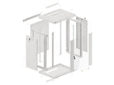 EAN 5901969403183 - Lanberg WF01-6415-10S armario rack 15U Bastidor de pared Gris imagen 6
