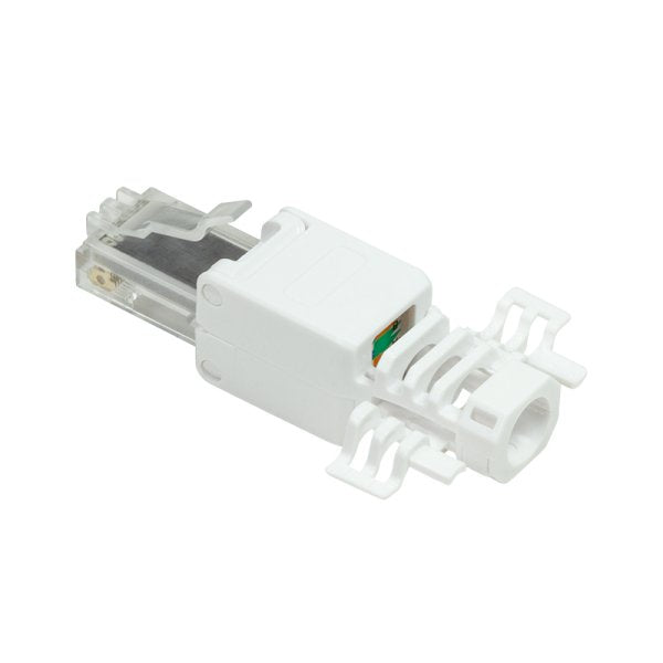 Cable Logilink Modular Plug Cat6a Rj45 Utp White, Toolless