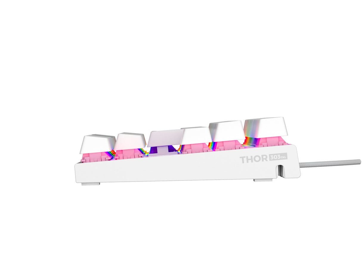 Genesis Thor 303 Tkl Rgb Biala Outemu Peach Silent