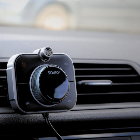 EAN 5901986047810 - Savio TR-14 Transmiter FM z Bluetooth i ładowarką PD 87,6 - 107,9 MHz Bluetooth/USB Negro imagen 15