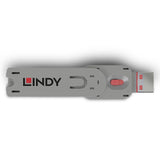 EAN 4002888406208 - Lindy 40620 bloqueador de puerto Llave de bloqueador de puerto USB tipo A Rosa Acrilonitrilo butadieno es imagen 2