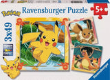 Pokémon De Rompecabezas Infantil De Ravensburg 3x 49 Partes 12004062
