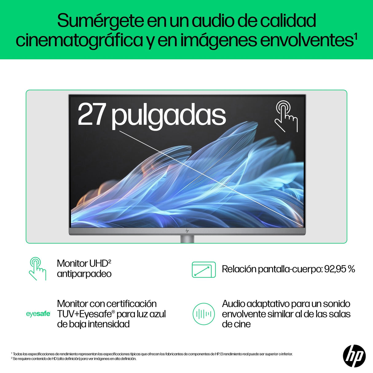 Pc All In One Hp Omnistudio X 27-Cs0010ns Intel Core Ultra 5-125h 32gb 1tb Ssd 27' Win11