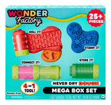 EAN 0035051595137 - MGA Entertainment Wonder Factory Never Dry Dough Mega Box Set Pasta para modelar 456 g Multicolor 8 pieza imagen 1