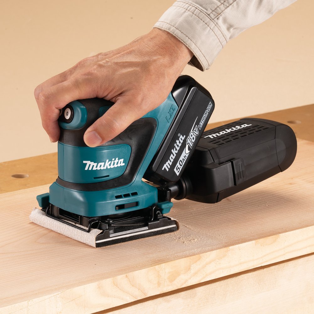 Lijadora Makita Dbo480z Portátil Lijadora Rotorbital 14000 Opm Negro, Azul 210 W