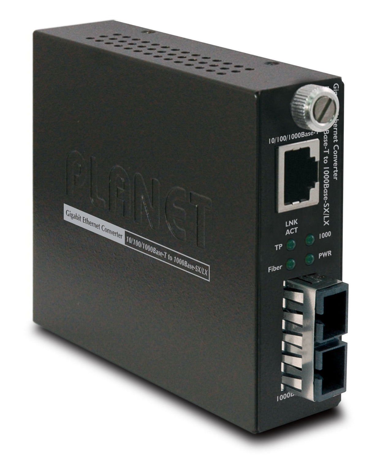 EAN 4711213687624 - PLANET GST-802S convertidor de medio 2000 Mbit/s 1310 nm Monomodo Negro imagen 1