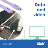 EAN 8719214473235 - CLUB3D CAC-3004 cable USB USB4 Gen 2x2 2 m USB C imagen 6