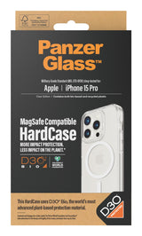 EAN 5711724011818 - PanzerGlass ® HardCase Transparent w. White MagSafe & D3O® iPhone 15 Pro funda para teléfono móvil 15,5 c imagen 3
