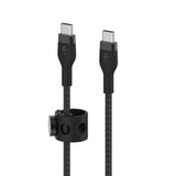 Usb-C Usb-C 2.0_braid Silic 3m Bk
