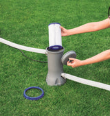 Bestway 58093 -  Filtro De Agua Tipo I Para Depuradora De Cartucho 1.249 Litros - Hora Blanco 8 X 8 X 18 Cm