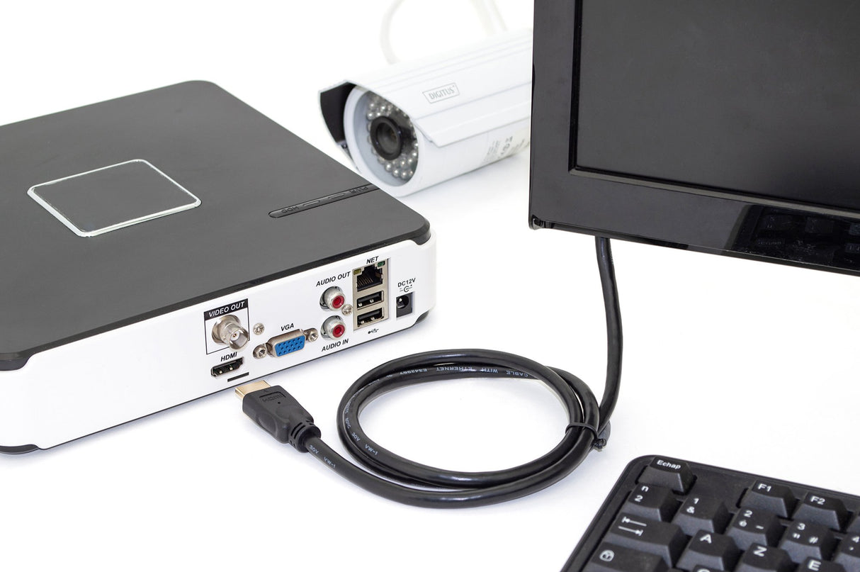 EAN 4016032446637 - Digitus DB-330123-010-S cable HDMI 1 m HDMI tipo A (Estándar) Negro imagen 4