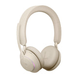 Auriculares Jabra Evolve2 65  Inalámbrico Diadema Oficina/Centro De Llamadas Usb Tipo C Bluetooth Beige