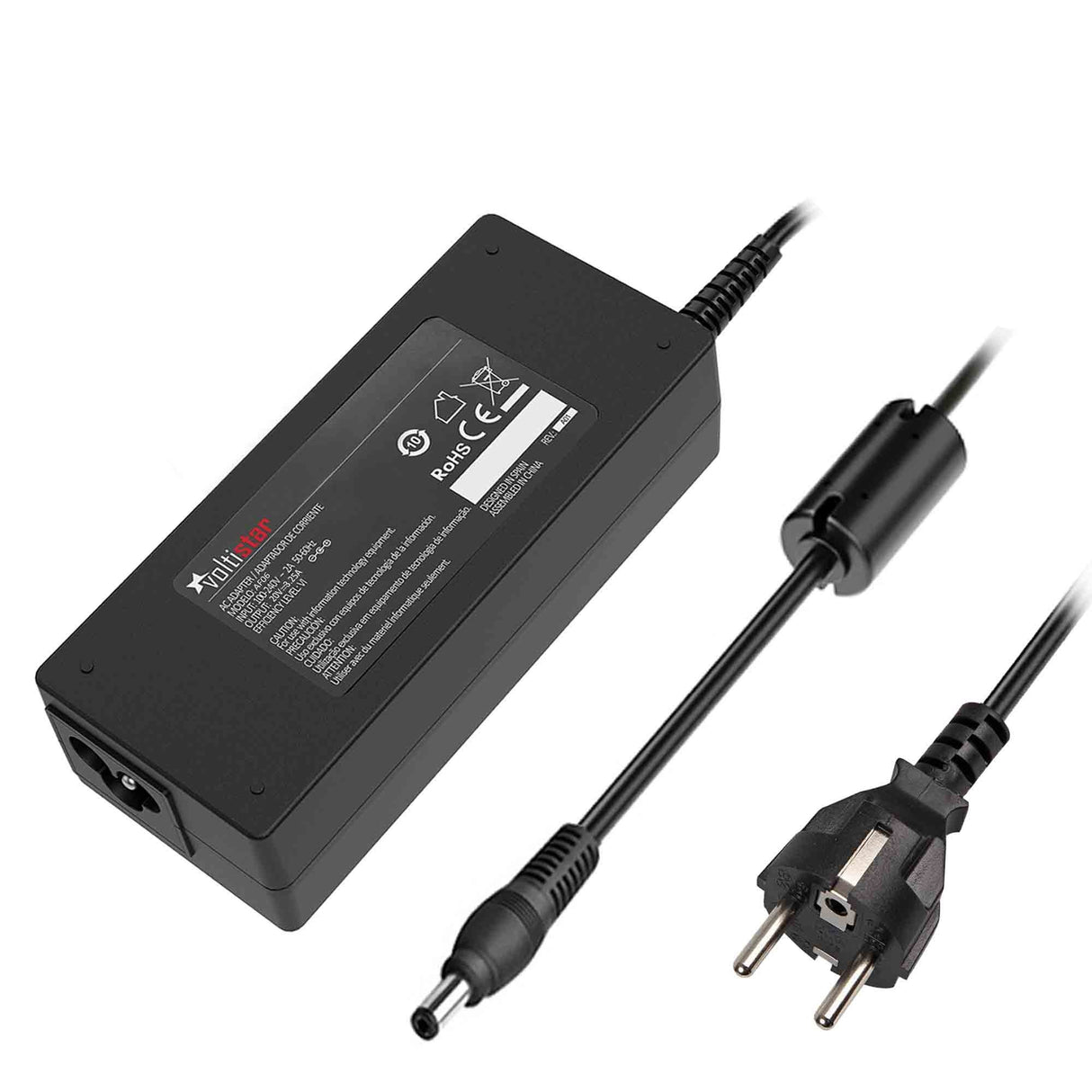 EAN 8435597410826 - VOLTISTAR ADF2 adaptador e inversor de corriente Universal 65 W Negro imagen 1