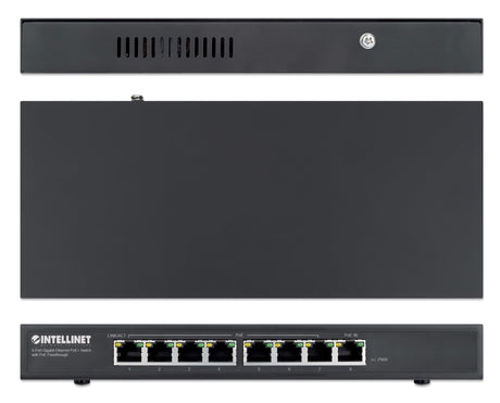 EAN 0766623561679 - Intellinet 561679 switch Gigabit Ethernet (10/100/1000) Energía sobre Ethernet (PoE) Negro imagen 5