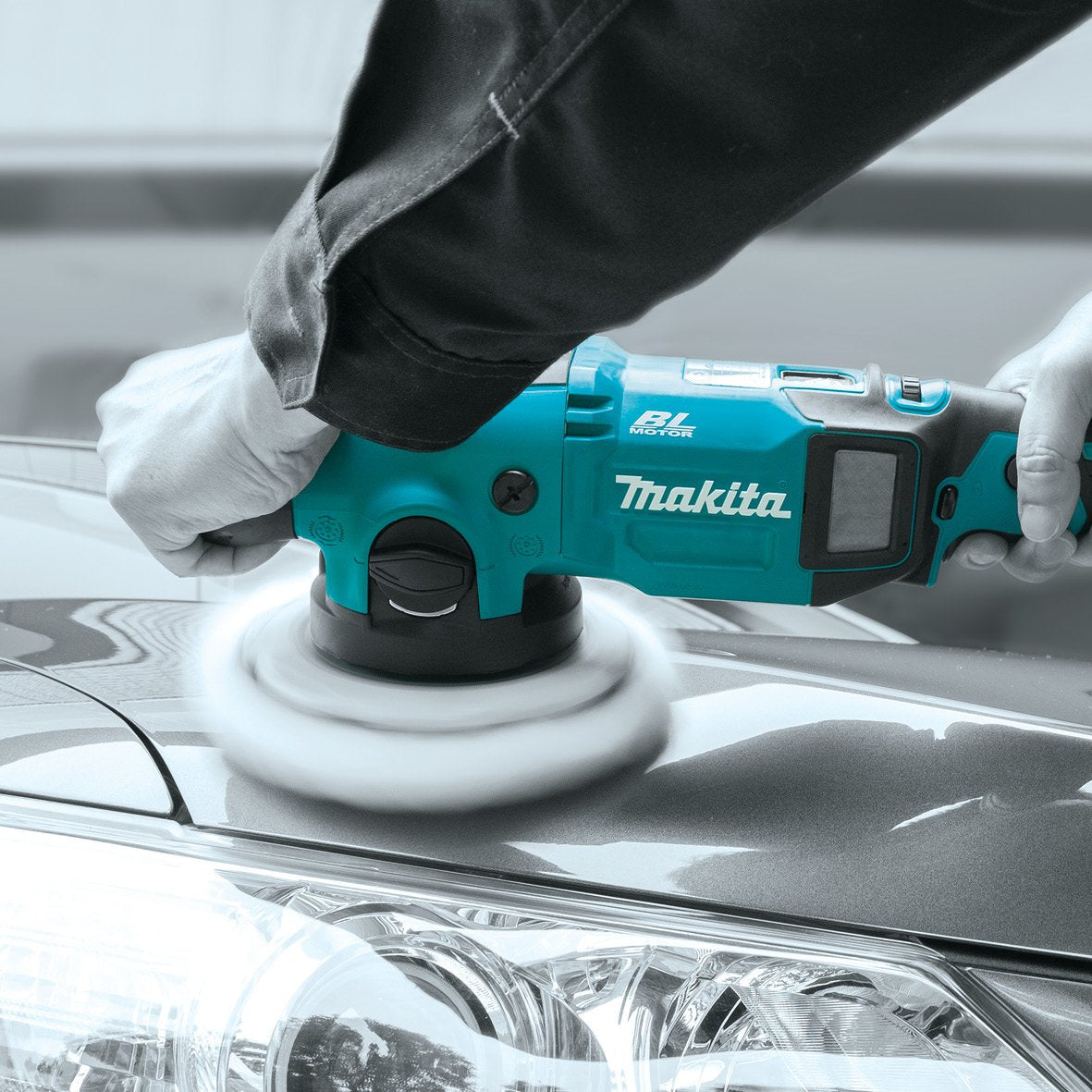 Makita Pulidora Excéntrica Inalámbrica Dpo600z, 18 Voltios, Pulidora Dpo600z