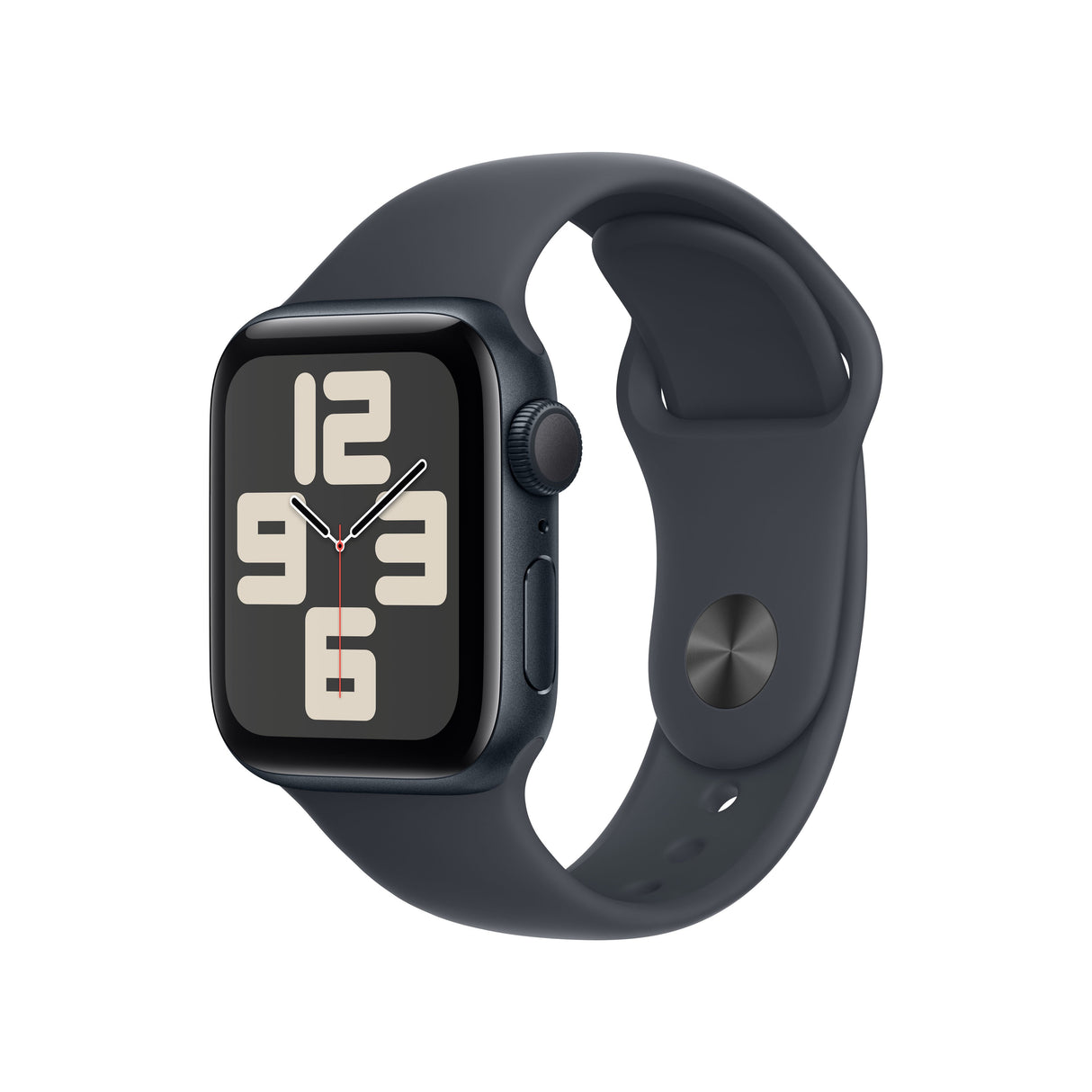 Apple Watch Se, Smartwatch Negro, Aluminio, 40 Mm, Pulsera Deportiva Midnight M/L Mxe93qf/A