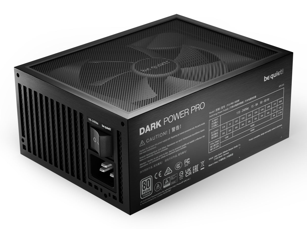 EAN 4260052189375 - be quiet! Dark Power Pro 13 | 1600W unidad de fuente de alimentación 20+4 pin ATX ATX Negro imagen 3