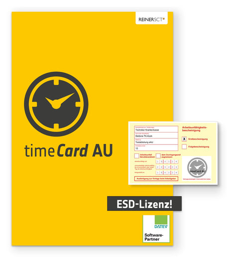 EAN 4011170084772 - Reiner SCT timeCard AU, 250 employees, ESD, 1 year Comercial 1 licencia(s) Descarga electrónica de softwa imagen 1