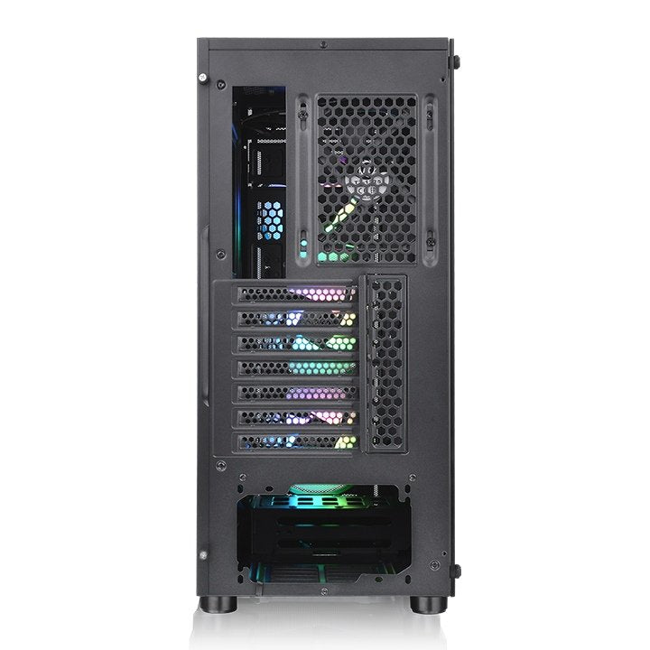 Caja Pc Atx Thermaltake V250 Tg Argb Air Negro Crist. Temp Vent 4x120mm