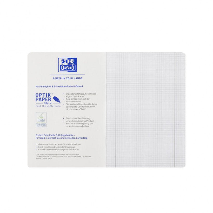 Oxford Cuaderno Escolar Touch Pautado 28 Cuadriculado Din A4 - Material De Oficina - A4