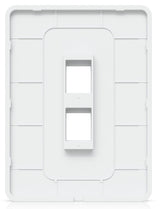 Universal Keystone Wall Plate  With Paintable Cover For A