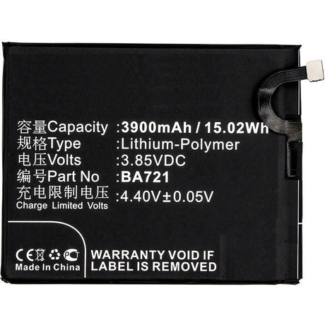 EAN 5706998688644 - CoreParts MOBX-BAT-MX721SL recambio del teléfono móvil Batería Negro imagen 1