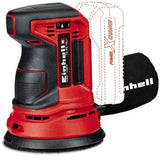 Lijadora Excéntrica Inalámbrica Einhell Te-Rs 18 Li-Solo (Rojo/Negro, Sin Batería Ni Cargador) 4462010