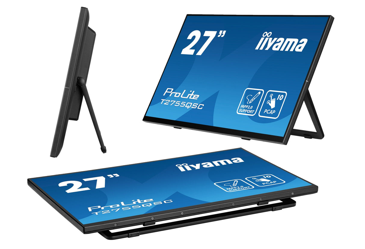 Monitor Iiyama  27" T2755qsc-B1 16:9 M-Touch Hdmi+Dp Ips Retail