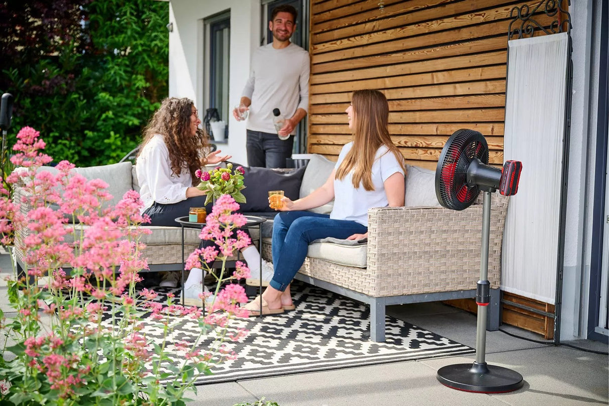 Einhell Ge-Cf 18/320 P Li-Solo (Negro/Rojo, Akku-Ventilator, Lieferung Ohne Akku Und Ladegerät) 3408071