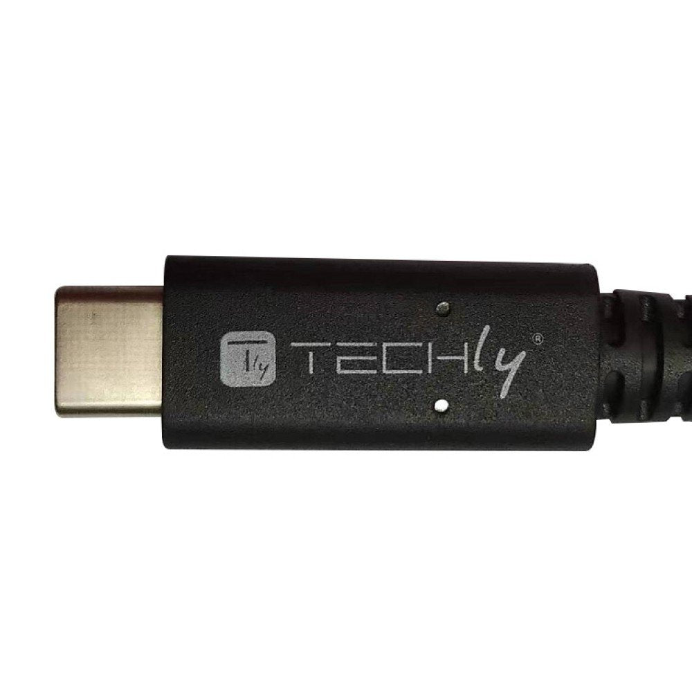 Techly Icoc Musb40-Cmcm08 Cable Usb 4.0 Usb-C A Usb-C Thunderbolt 4 Pd M/M 80cm
