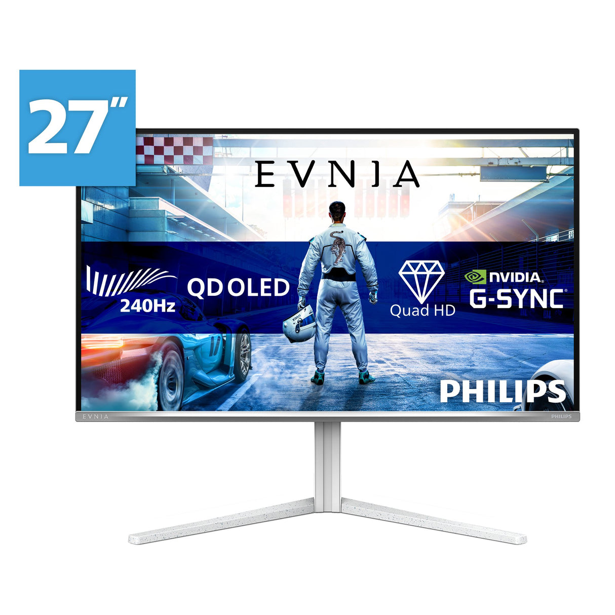 EAN 8721038006322 - Philips Evnia 6000 27M2N6501L/00 pantalla para PC 67,3 cm (26.5") 2560 x 1440 Pixeles Quad HD QD-OLED Bla imagen 1