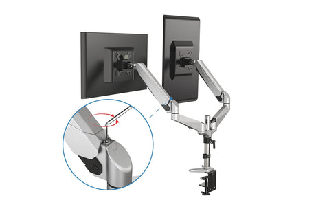 EAN 4016032385370 - Digitus DA-90353 soporte para monitor 68,6 cm (27") Escritorio Negro, Plata imagen 6