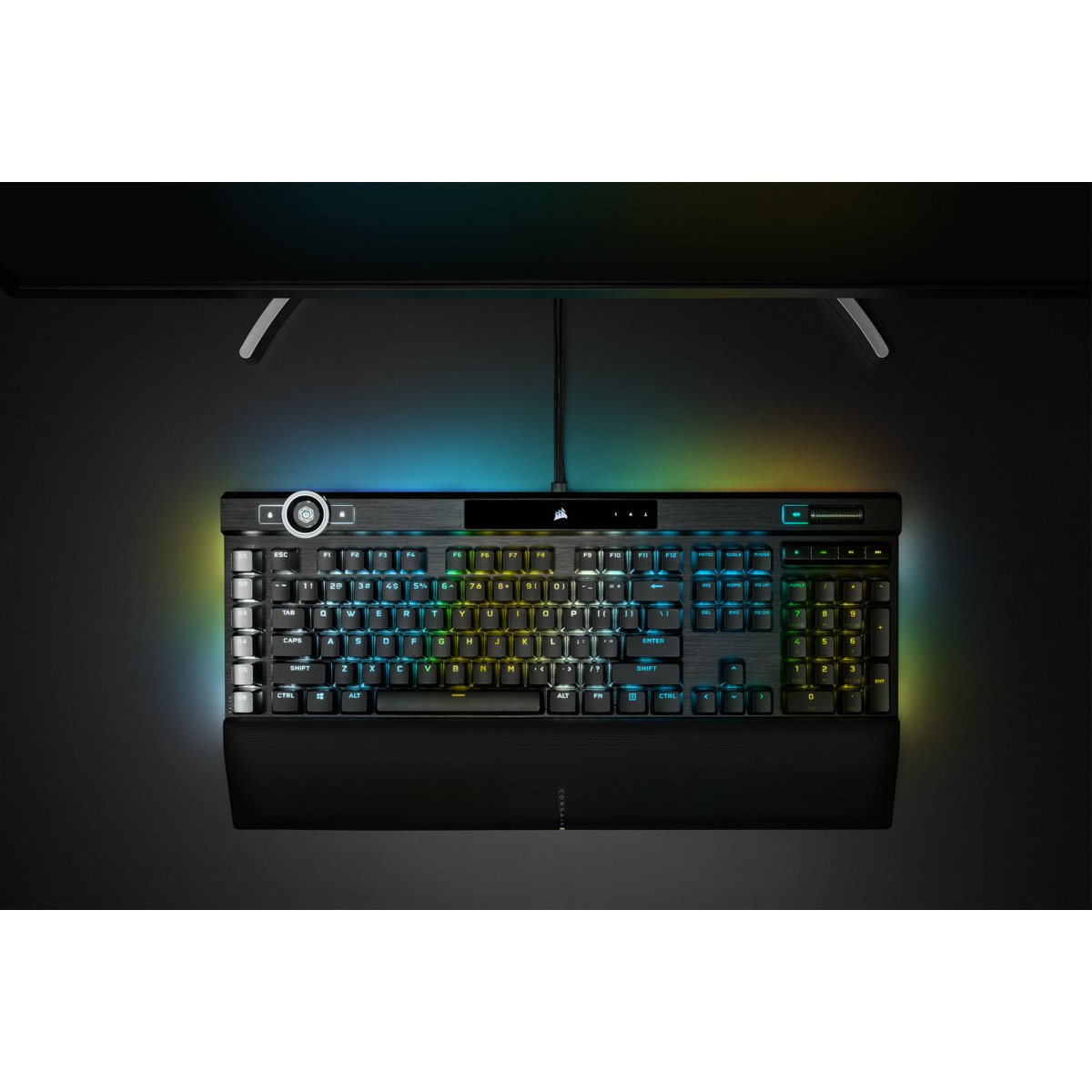 Teclado (Aleman) Corsair K100 Rgb Optisch-Mechanisch Opx Black