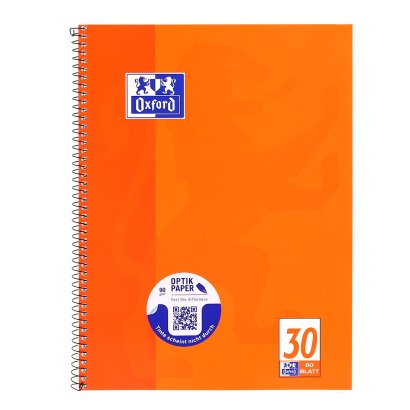 Oxford Collegeblock A4+ 220 X 295 Mm 80 Bl. Blanko