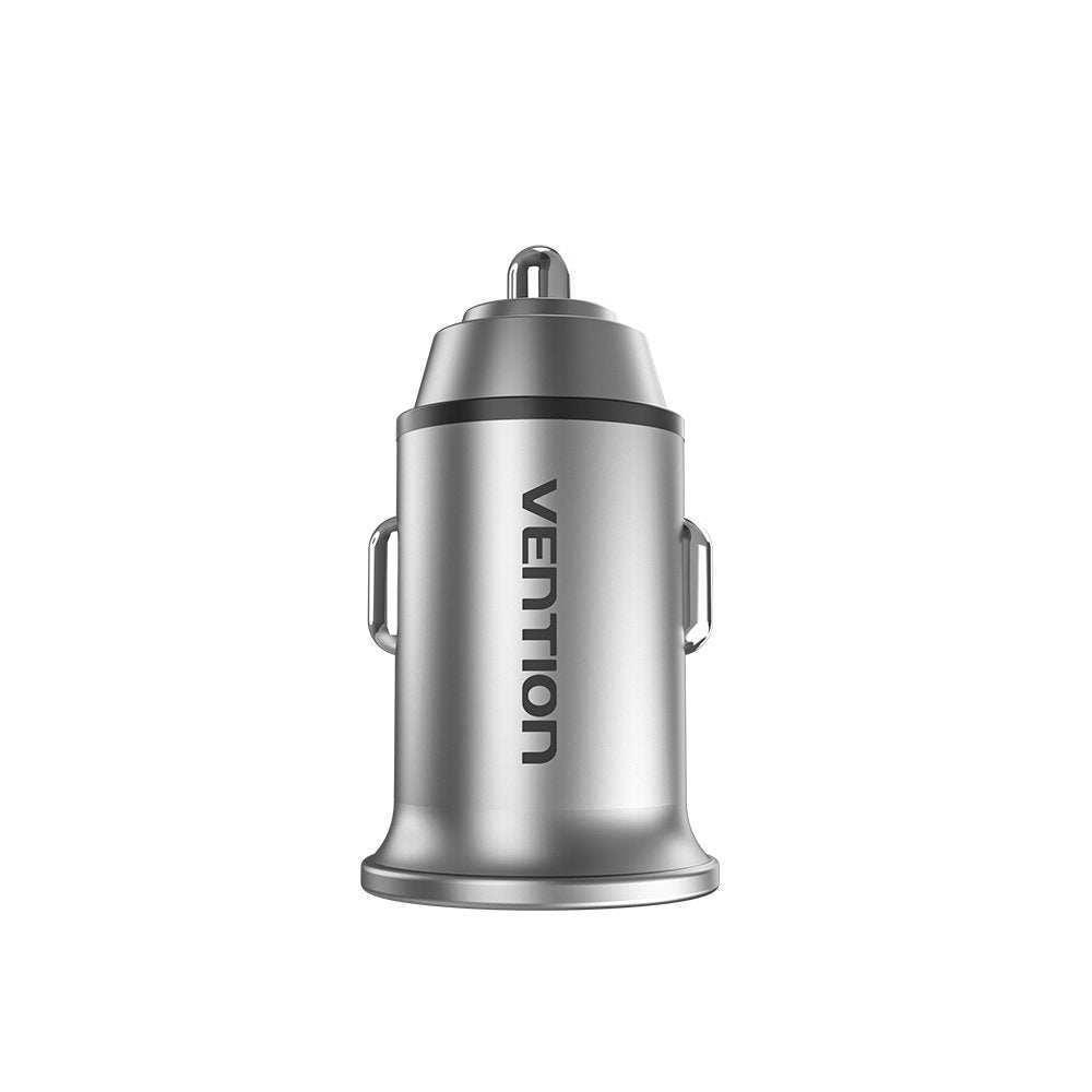 EAN 6922794761681 - Vention FFFH0 cargador de dispositivo móvil Universal Gris Encendedor de cigarrillos Carga rápida Auto imagen 3