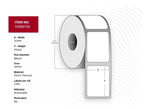 Label 35x20 - Core 26. Dt.  Removable. 1395 Labels Per