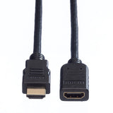 Value Hdmi High Speed Verlngerungscable, Mit Ethernet, St-Bu, 1,5 M