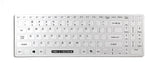 Man&Machine Its Cool Flat De Blanco Hygienetastatur,Blanco,99 Tasten,De