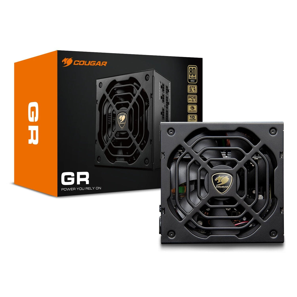 Fuente Alimentación Cougar Netzteil Gr 1000w Atx3.1 Pcie 5.1 80 Plus Gold Cgr Gdn-1000