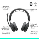 Logitech Zone Wireless 2 Es Headset, Grafit