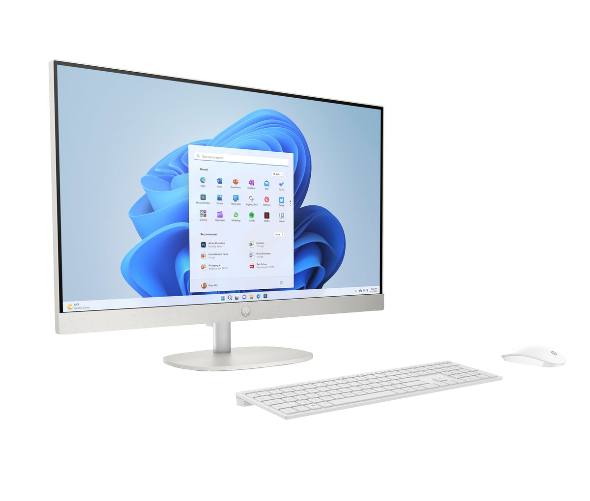 All-In-One Hp 27-Cr0133ns, Intel Core I5-1335u, 16gb, 1tb Ssd, 27", W11 - Blanco