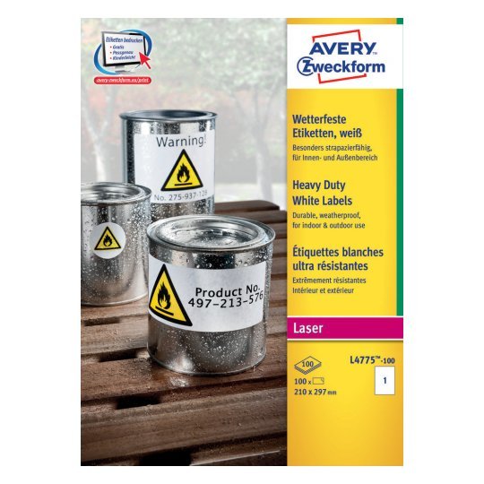 Avery Zweckform Heavy Duty 210 X 297 Mm