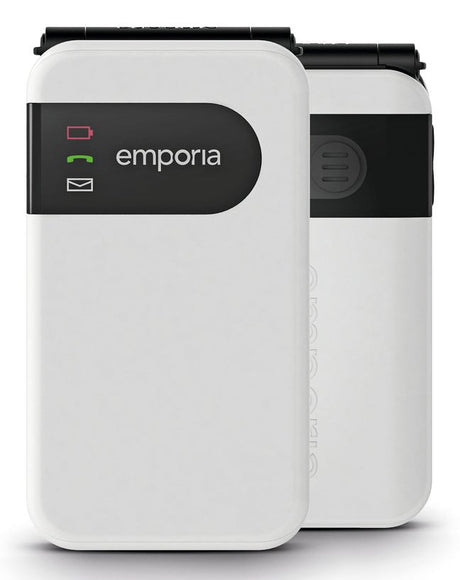 EAN 9005613168681 - Emporia SIMPLICITYglam.4G 7,11 cm (2.8") 106 g Blanco Teléfono para personas mayores imagen 1