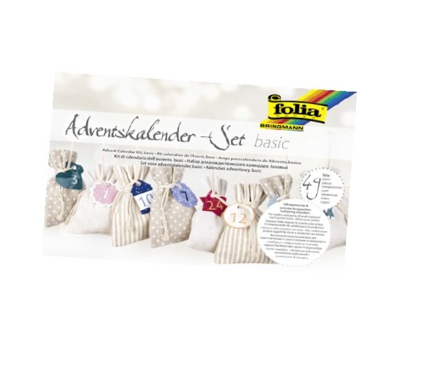 Folia Adventskalender Basic Natur