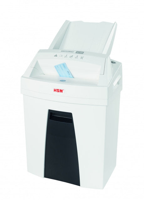 EAN 4026631064347 - HSM Securio AF100 triturador de papel Corte en partículas 60 dB 22,5 cm Negro, Blanco imagen 4