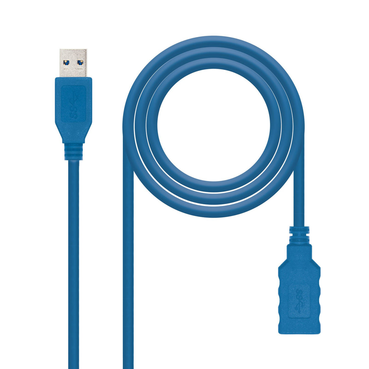 EAN 8433281004726 - Nanocable 10.01.0902-BL cable USB USB 3.2 Gen 1 (3.1 Gen 1) 2 m USB A imagen 1