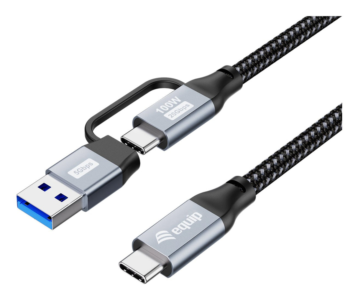 EAN 4015867241172 - Equip 128433 cable USB USB 3.2 Gen 2x2 3 m USB A/USB C USB C Negro imagen 1