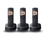 Teléfono Inalámbrico Panasonic Kx-Tgc313sp Pack Trío Negro