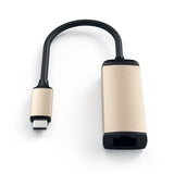Satechi Type-C To Ethernet Adapter Gold